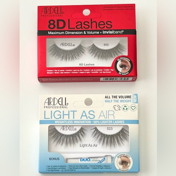 Ardell Lashes Set (8D-952 and Light As Air-523) - Picture 2 of 4